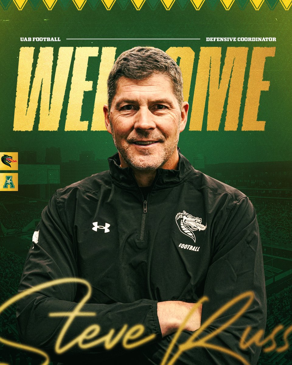 𝐖𝐄𝐋𝐂𝐎𝐌𝐄 𝐂𝐎𝐀𝐂𝐇 𝐑𝐔𝐒𝐒‼️

A veteran coach at the highest level and two-time Super Bowl Champion, Steve Russ is officially our new Defensive Coordinator! 

🔗: bit.ly/40eLBWh

#WinAsOne
