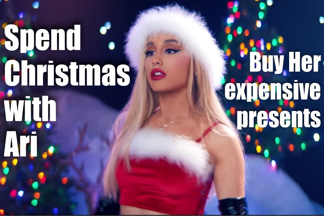 _God_Ariana_'s tweet image. Christmas is coming up, whiteboys. That means punch those balls and open those wallets.