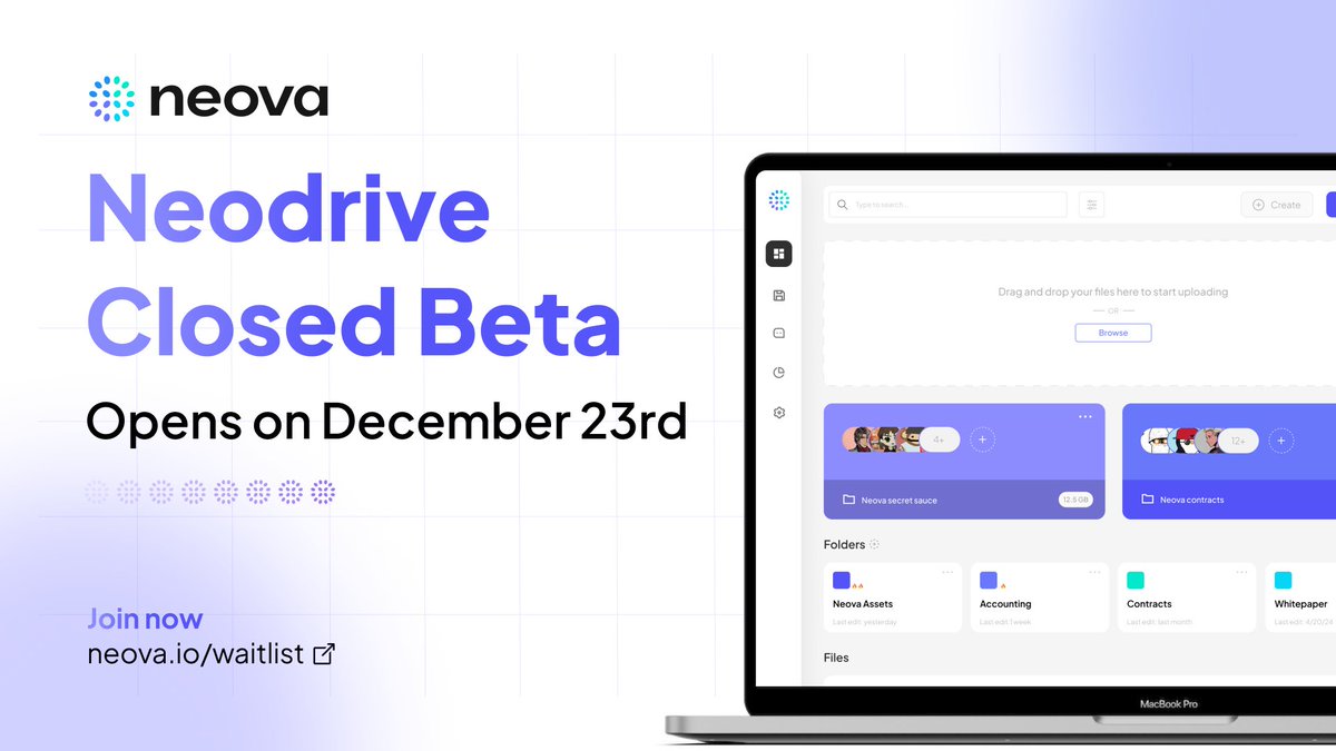 NEODRIVE CLOSED BETA DROPS DECEMBER 23RD ✨

Get ready for exclusive early access to Neodrive’s closed beta, only for Beta Tester role members on our Discord! This limited-time sneak peek sets the stage before we roll out to the public.

Don’t miss your chance to shape the future
