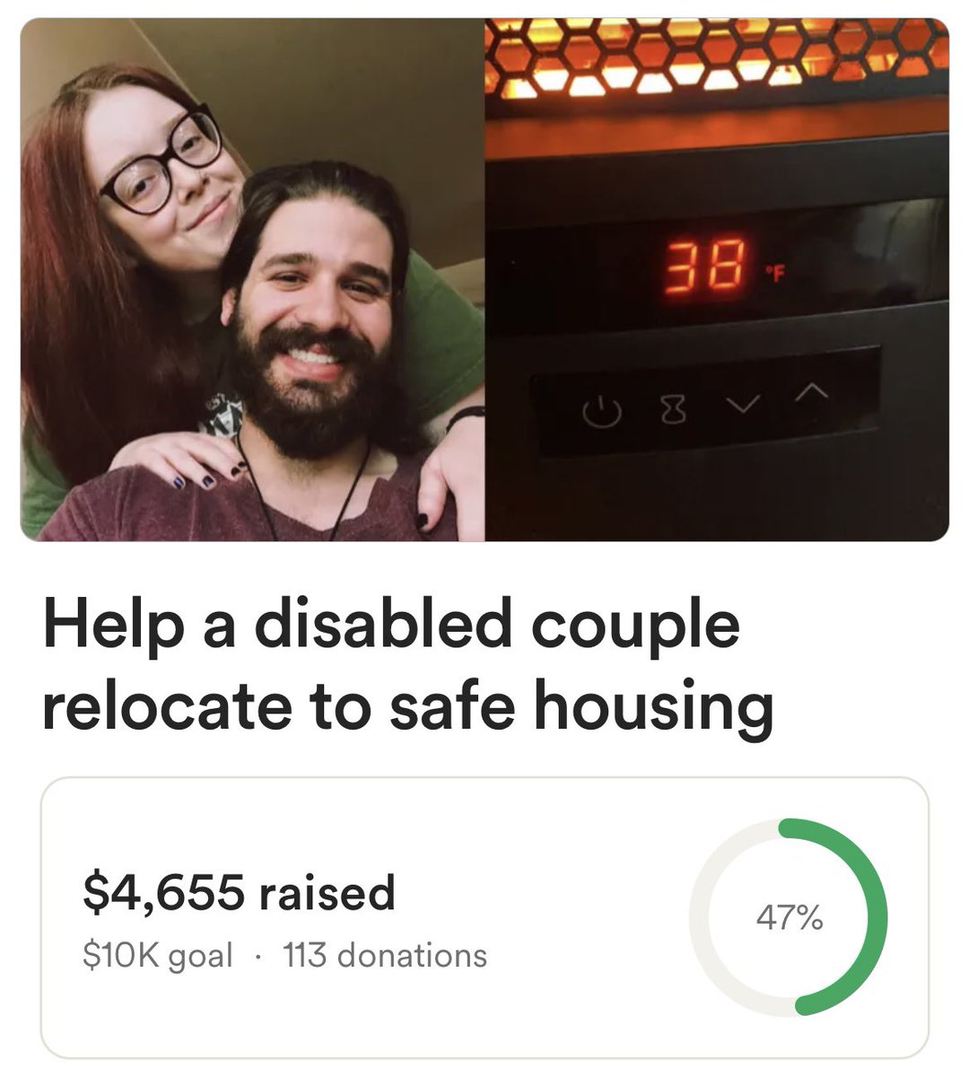 Closing in on the halfway point 🥹

I keep telling the kitties that we’re on our way to getting out of here. It still doesn’t feel real, but we’re the closest we’ve ever been! Thank y’all for this tremendous gift. We’ll never take it for granted.

Please keep sharing!! 💚🎄❤️