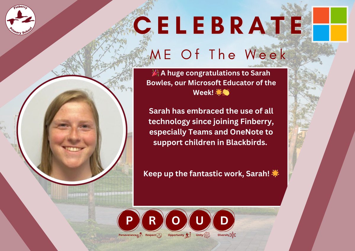 Finberry Primary School (@finberryprimary) on Twitter photo π Huge congratulations to Sarah Bowles <a href="/Finberry/">Pangwe</a> for embracing Teams & <a href="/OneNoteEDU/">OneNote Education</a> to support Blackbirds' pupils. Your commitment to tech integration is inspiring! π»π Keep up the fantastic work, Sarah! #MicrosoftEDU #Teams #OneNoteEDU <a href="/MicrosoftTeams/">Microsoft Teams</a> <a href="/MSEducationUK/">Microsoft Education UK</a> π Huge congratulations to Sarah Bowles <a href="/Finberry/">Pangwe</a> for embracing Teams & <a href="/OneNoteEDU/">OneNote Education</a> to support Blackbirds' pupils. Your commitment to tech integration is inspiring! π»π Keep up the fantastic work, Sarah! #MicrosoftEDU #Teams #OneNoteEDU <a href="/MicrosoftTeams/">Microsoft Teams</a> <a href="/MSEducationUK/">Microsoft Education UK</a>