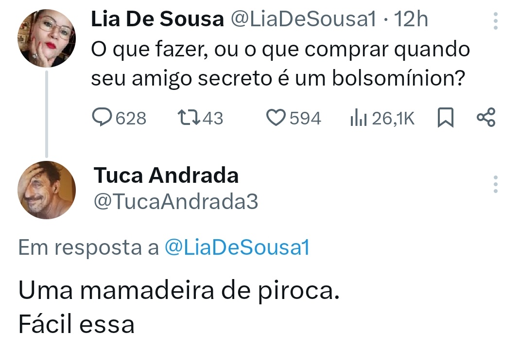"Eu pensei que td mundo fosse filho de papai Noel..."