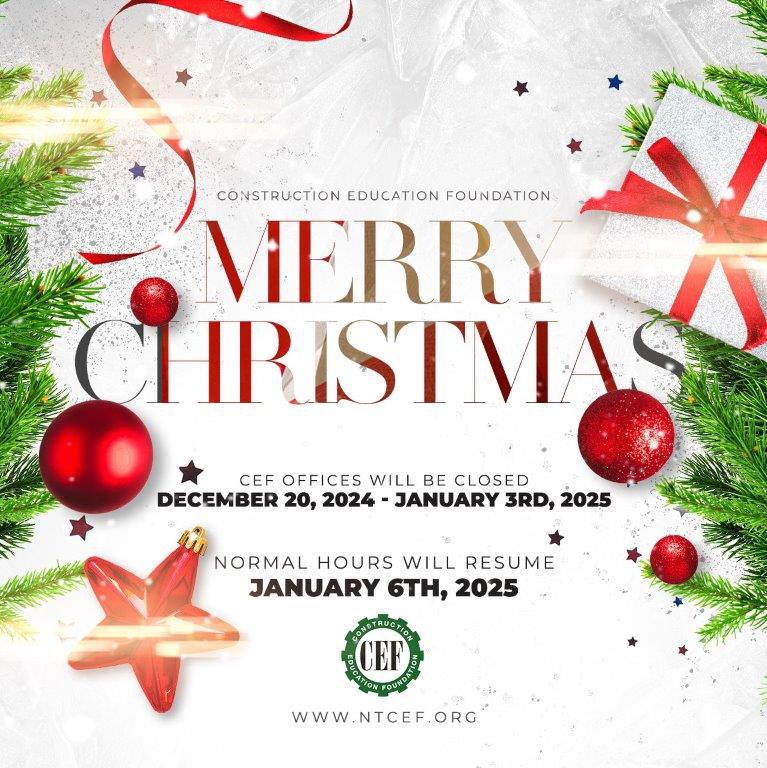 CEF staff wish you and your family a very Merry Christmas and Happy New Year