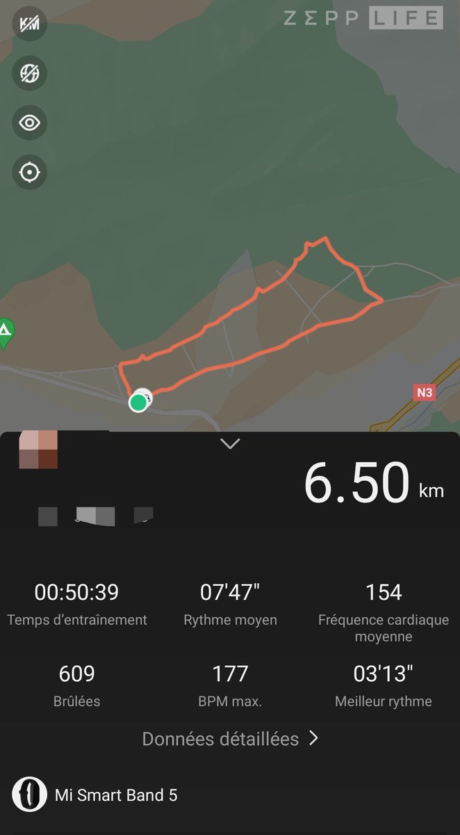 l_acquitter's tweet photo. 🔸الحمد لله الشفاء التام من الإصابة في الكاحل. و إسترجاع مستوى سرعة 5 د / كم.
#zeppLife
#xiaomi
#sport
#Running https://t.co/ZSGaoh2bDn