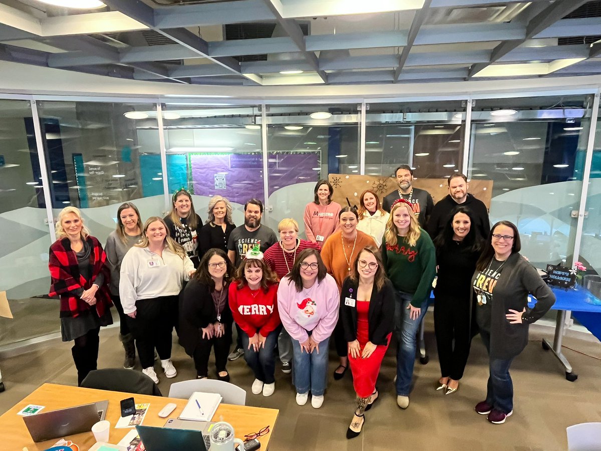 ✨ It’s the day before winter break, but this team is ultra committed to learning, growing, and celebrating! Happy holidays from our dedicated crew! 🎉 #HolidayCheer #AlwaysLearning <a href="/Plano_Schools/">Plano ISD</a>