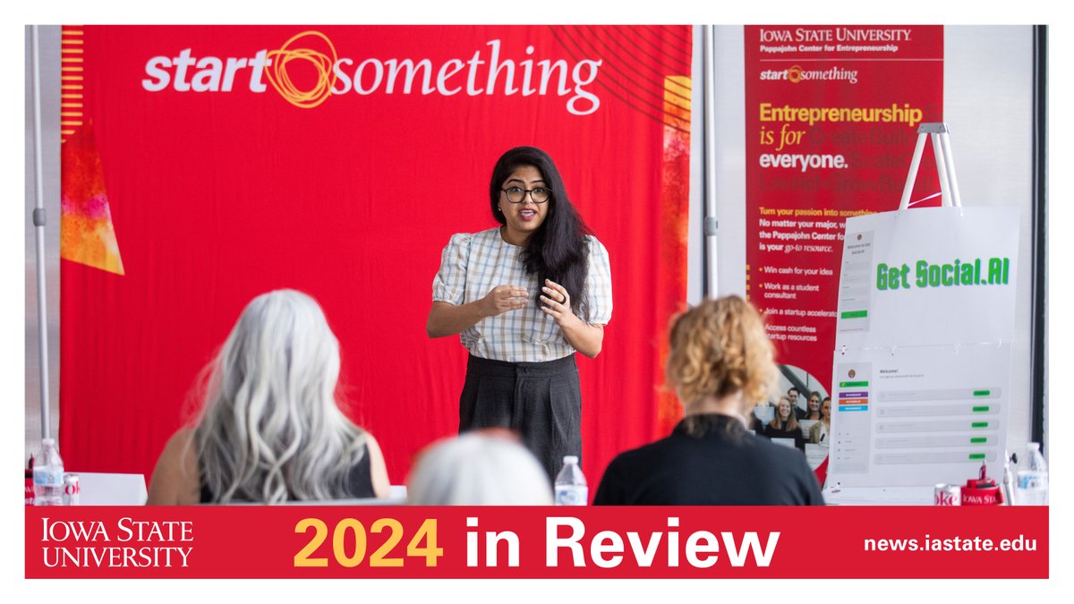 IowaStateUNews's tweet photo. Iowa State ranked #1 in Iowa, #14 nationally in the Top 50 Entrepreneurship Undergraduate rankings from Princeton Review. The rankings consider academic offerings, mentorship and experiential learning opportunities.

Story: https://t.co/irCfeFxkwR
Series: https://t.co/r82N9Bis9G https://t.co/RO8SSg7d33