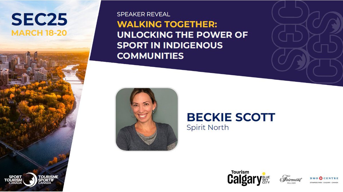 SESSION REVEAL!

 We’ve got an exciting new speaker to reveal at the Sport Events Congress 2025, in Calgary!

 Join us in welcoming our SEC25 Keynote speaker, Beckie Scott, O.C., M.S.M. from Spirit North.
 
Don't miss out!
 
 Register here - sport-events-congress-2025.b2match.io