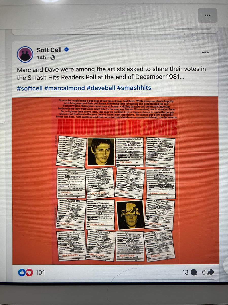 Interesting from 1981! A colleague (a <a href="/softcellhq/">Soft Cell</a> super-fan) sent it over, wondering if I’d spot <a href="/claregrogan2/">Clare Grogan</a> amongst them…