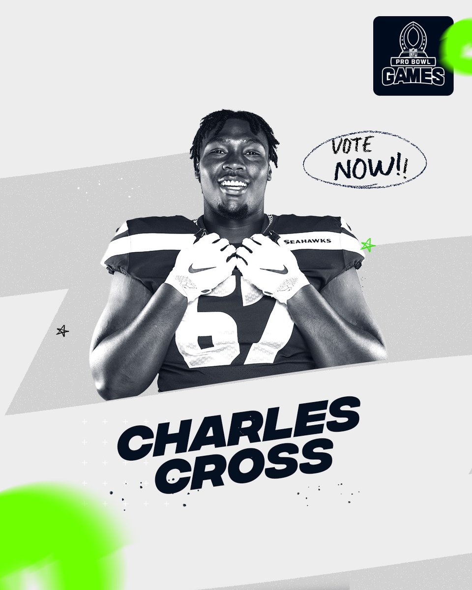 Seahawks's tweet image. Repost to #ProBowlVote for @CharlesC_67 ‼️