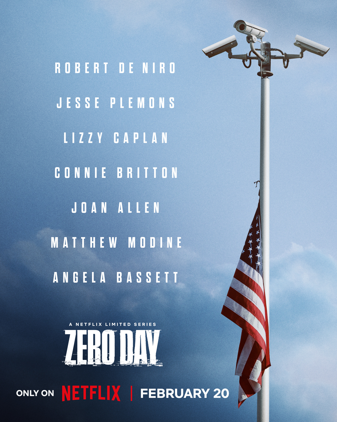 Eerste teaserposter van nieuwe Netflix-serie Zero Day met Robert De Niro