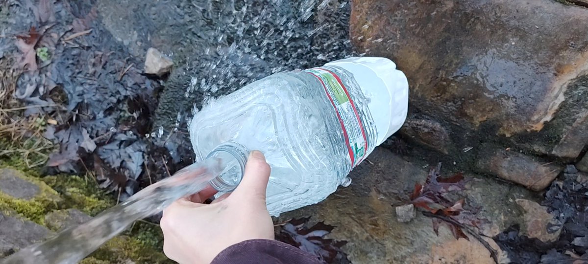 MsMindGuerilla's tweet image. A very productive morning. Gathered wood and spring water, saw gorgeous overlook and waterfall. No matter how hard life gets, keep going 🫂🕯️