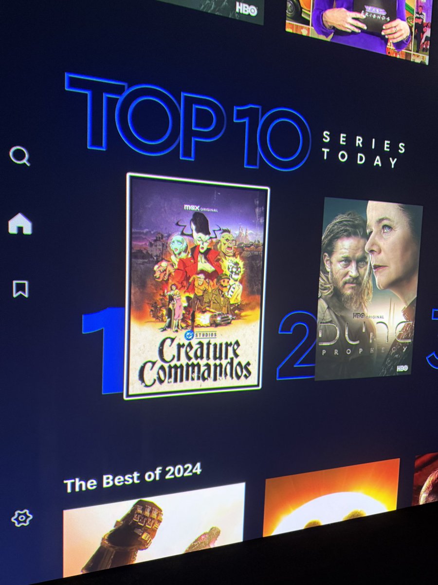 JamesGunn's tweet image. #CreatureCommandos is the Number One show on @streamonmax. #FreeWeasel
