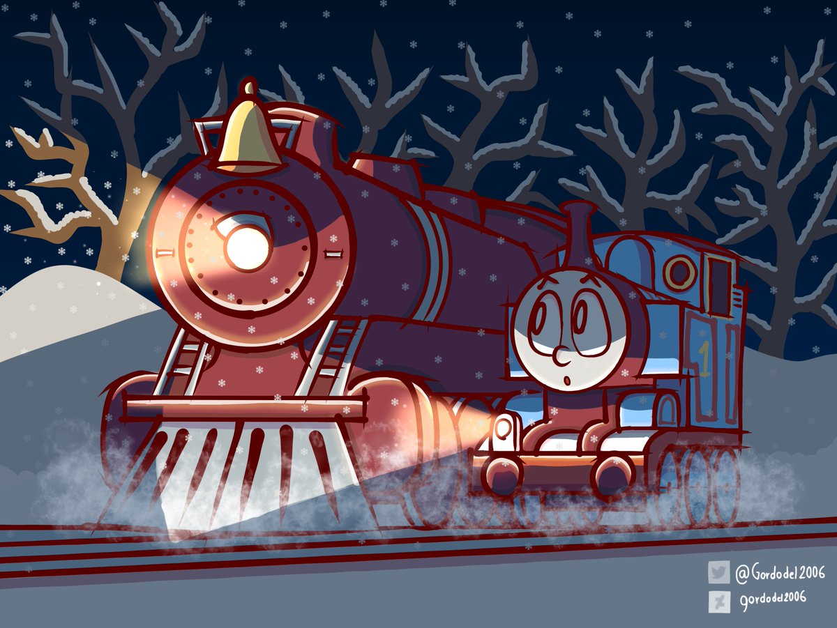Gordodel2006's tweet photo. Thomas and The Polar Express

#ThomasTheTankEngine #ThomasandFriends #ThePolarExpress #Christmas https://t.co/hyLqSC5JTA