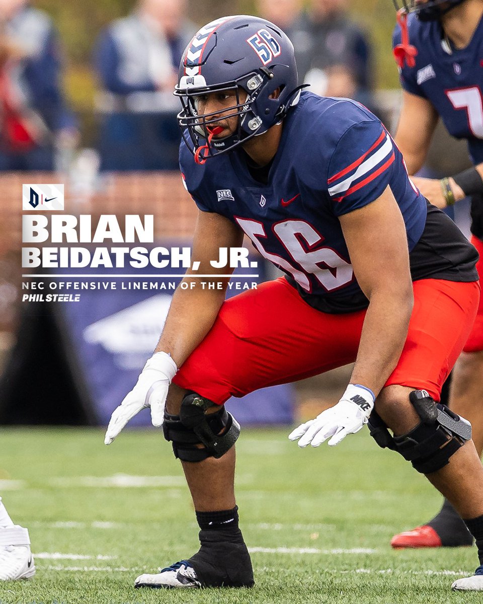 Duquesne Football (@duqfb) on Twitter photo ๐ Brian Beidatsch, Jr. has been named the Phil Steele ๐ก๐๐ ๐ข๐ณ๐ณ๐ฒ๐ป๐๐ถ๐๐ฒ ๐๐ถ๐ป๐ฒ๐บ๐ฎ๐ป ๐ผ๐ณ ๐๐ต๐ฒ ๐ฌ๐ฒ๐ฎ๐ฟ!
โ bit.ly/4ft6fpK | <a href="/brianbeidatsch1/">Brian Beidatsch II</a> ๐ Brian Beidatsch, Jr. has been named the Phil Steele ๐ก๐๐ ๐ข๐ณ๐ณ๐ฒ๐ป๐๐ถ๐๐ฒ ๐๐ถ๐ป๐ฒ๐บ๐ฎ๐ป ๐ผ๐ณ ๐๐ต๐ฒ ๐ฌ๐ฒ๐ฎ๐ฟ!
โ bit.ly/4ft6fpK | <a href="/brianbeidatsch1/">Brian Beidatsch II</a>