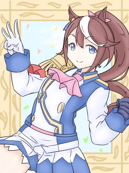 トウカイテイオー『ウマ娘プリティーダービー』#イラスト#トウカイテイオー #ウマ娘プリティーダービー 