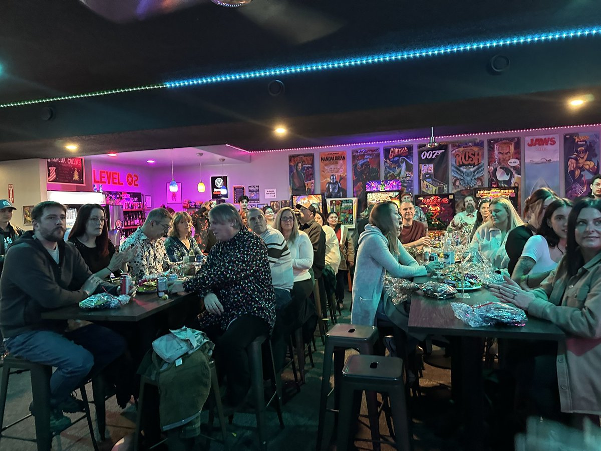 Kicking off the holiday season with our holiday party at @arkadiumretro ! 👾🕹️

We had a blast competing to see who is the best at pin ball. 

🏆 Winners 🏆

🥇 Andrew White
🥈Greg Cloutier 
🥉Marty Reimer 

#happyholidays #holidayseason #pinballtournament