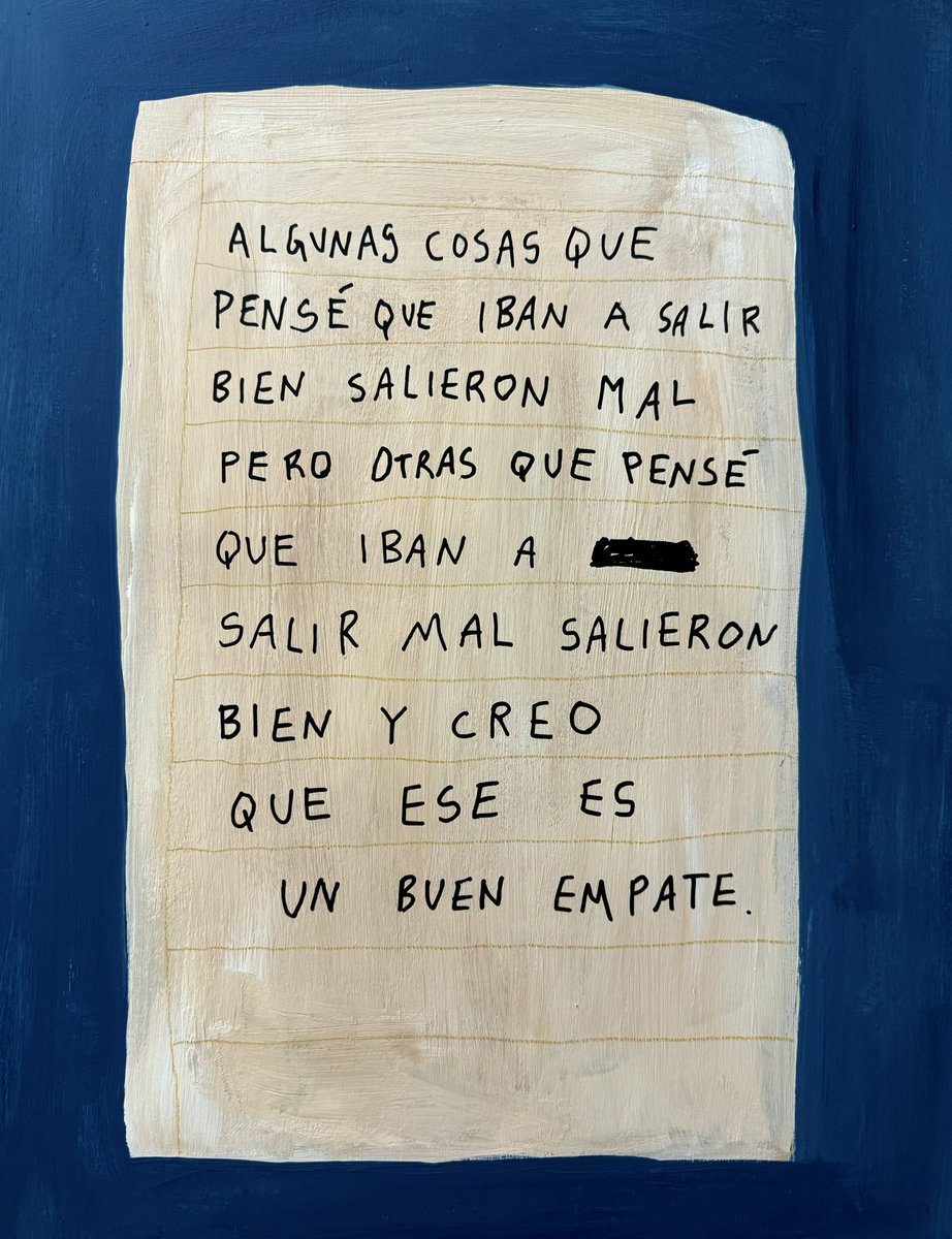 Fig. 1: “Un buen empate.” (Mixta sobre madera)