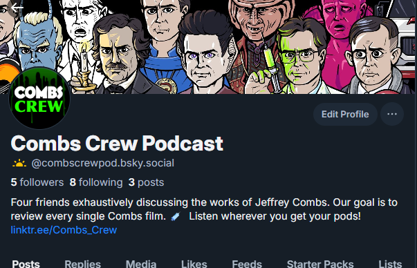 COMBS CREW Pod tweet media