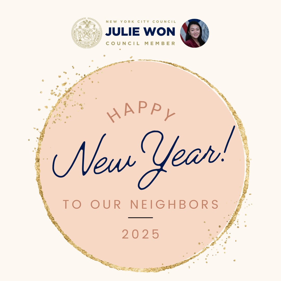 Wishing all of our neighbors a happy, healthy, and safe new year!