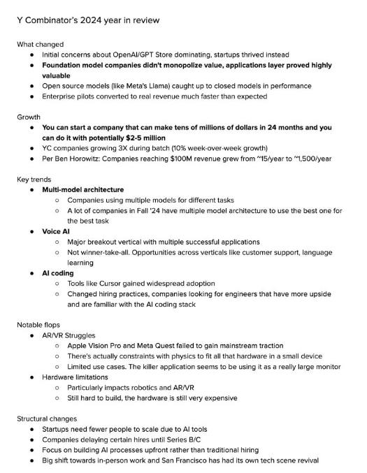 YC's 2024 year in review
