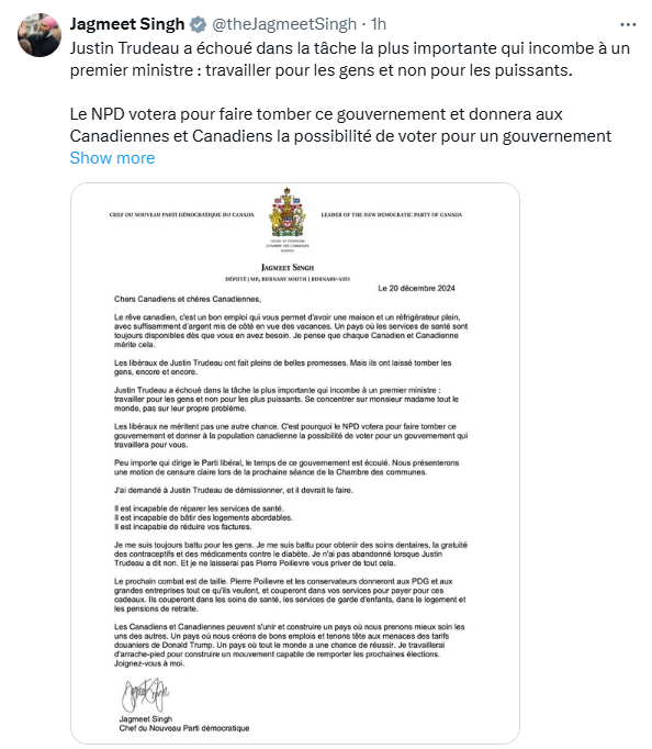Pierre Poilievre tweet media