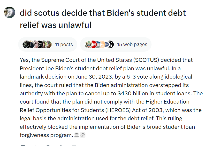 Swan_Creek1's tweet photo. Are we back to student debt cancellation??? SCOTUS said it was unlawful.  Are you (actually it's your handlers) going against our laws AGAIN?  This is a travesty and will be challanged.  You (whoever did this and then posted it) should go to jail for breaking our laws.  Remember??? NO ONE IS ABOVE THE LAW! You've been screaming that for 4 freaking years.  It applies to you too! @PamBondi @realDonaldTrump @FLOTUS @JoeBiden