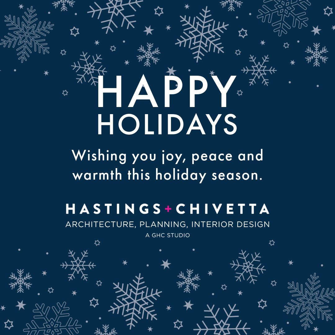 Happy Holidays from our team at Hastings+Chivetta Architects, a GHC Studio!

#hastingschivetta #architecture #design #holiday
