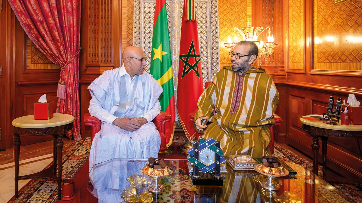 Le360ar's tweet photo. 🇲🇦🇲🇷 عــاجــل - الملك محمد السادس يستقبل رئيس الجمهورية الموريتانية محمد ولد الشيخ الغزواني بالدار البيضاء https://t.co/uKGN44FZtQ
