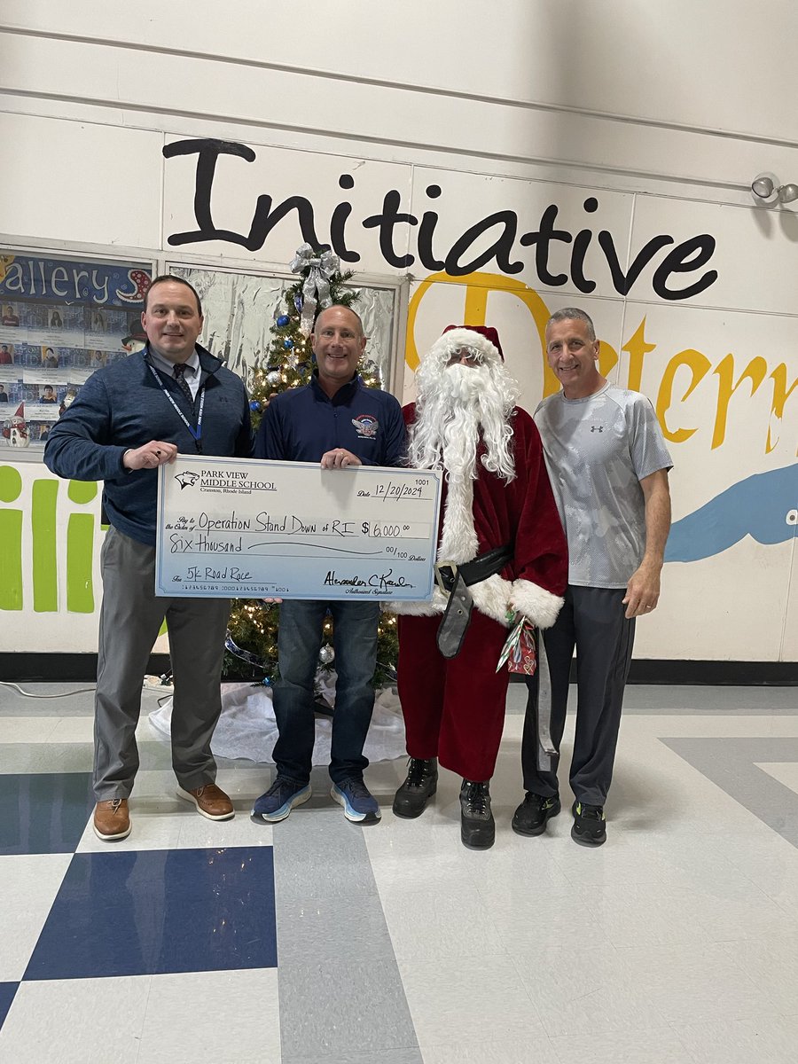 PVMS principal (@kanelos_alex) on Twitter photo In the spirit of giving- Park View is happily donating $6,000 from our recent Veterans Day 5k Road Race to Operation Stand Down of RI. Well done PVMS school community!
ā¦<a href="/CranstonSchools/">Cranston School Dept</a>ā© In the spirit of giving- Park View is happily donating $6,000 from our recent Veterans Day 5k Road Race to Operation Stand Down of RI. Well done PVMS school community!
ā¦<a href="/CranstonSchools/">Cranston School Dept</a>ā©
