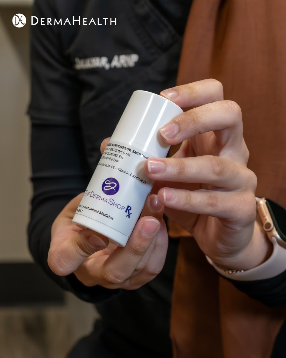 DermaHealthDerm's tweet photo. Discover the power of personalized in-house prescriptions with DermaHealth. Our team is dedicated to providing you with customized solutions that meet your unique skin needs. https://t.co/9Cvw0VLFgQ