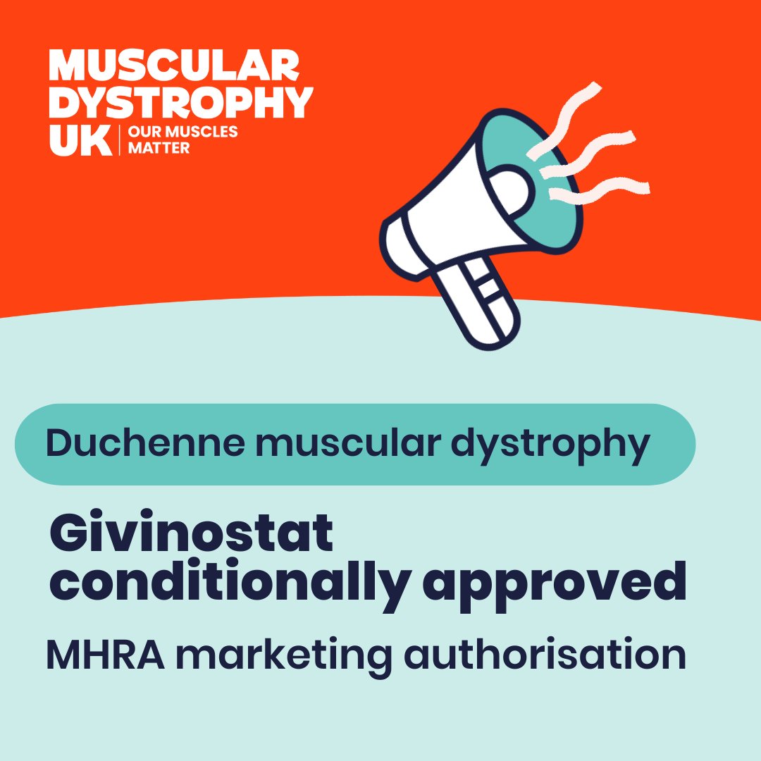 Givinostat has received conditional approval in the UK for boys with Duchenne muscular dystrophy. 

This is a step forward, but it’s not yet available on the NHS. NICE &amp; SMC decisions are expected in 2025. Meanwhile, an expanded access program is open. 

loom.ly/mgj4mgQ