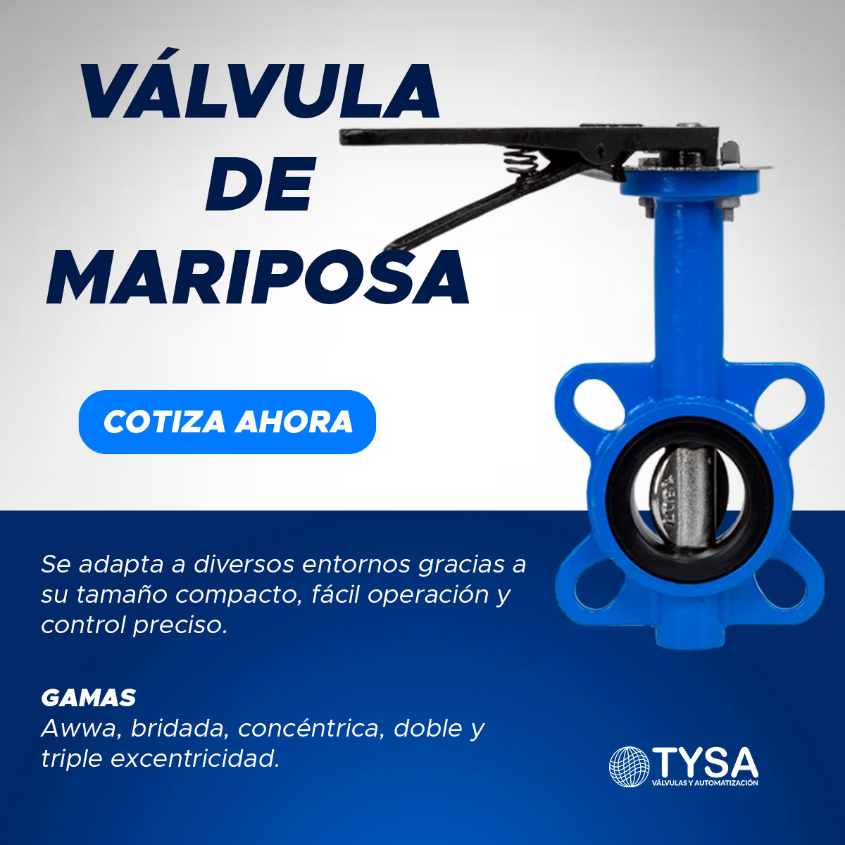 La #válvulademariposa es uno de los equipos más adaptables en la industria, gracias a su diseño de materiales y entornos de uso. 💥

Pregunta por ella y obtén un control exacto 👉: bit.ly/3QYaZbh