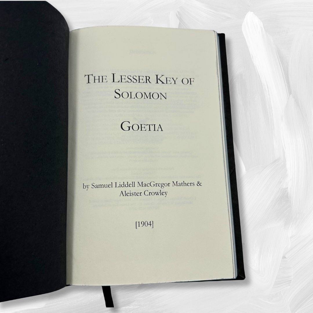 RareBiblio's tweet photo. Unlock the secrets of the arcane with #TheGreaterKeyofSolomon, #TheLesserKeyofSolomon (Goetia) by #SLiddellMacGregorMathers & #AleisterCrowley. These timeless classics of #occult knowledge are perfect for seekers of hidden wisdom and practitioners alike. 🌙✨ Dive into the esoteric today—limited copies #available!
DM for order or visit link in bio 🛍️
#occultbooks #esotericwisdom #solomonicmagic #aleistercrowley #MacGregorMathers #mysticism #rarebooksforsale #keyofsolomon #goetia