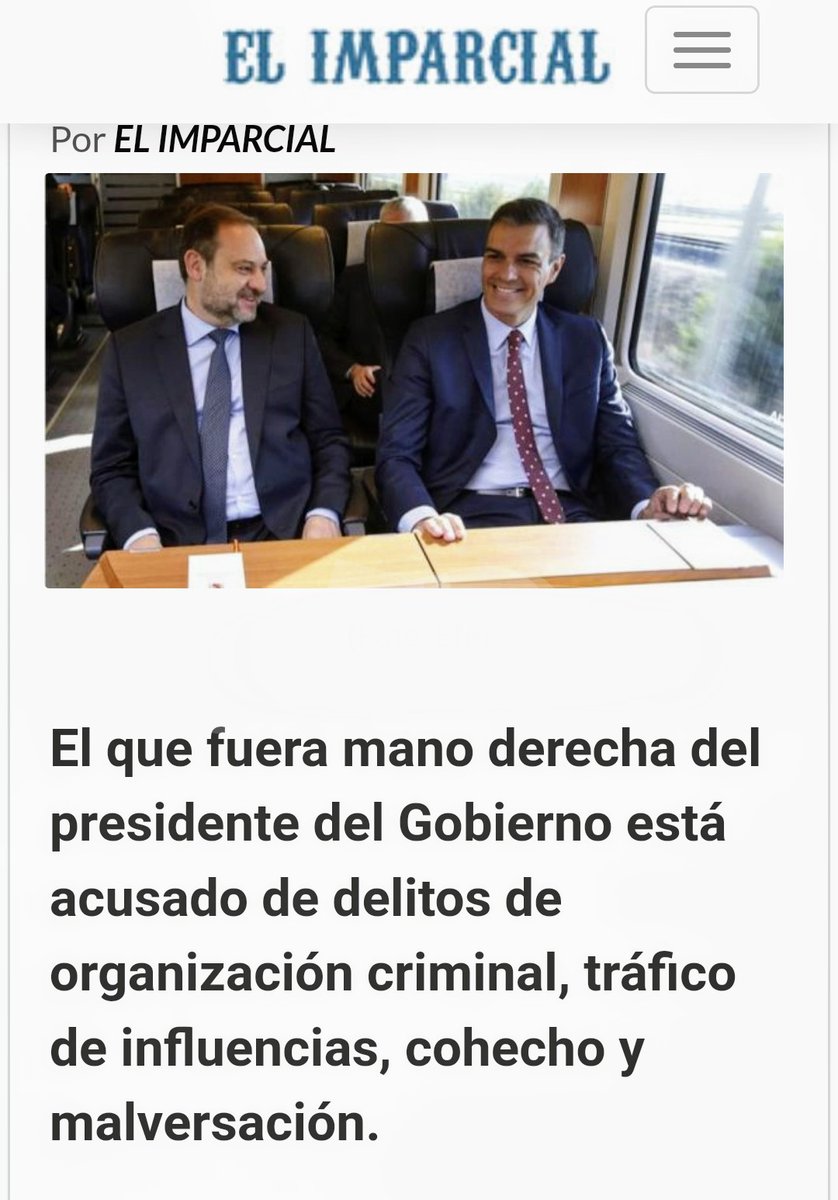 Sandraladronde1's tweet photo. El sinvergüenza de Abalos , quiere escaquearse  y acusar a la UCO de fabricar pruebas en su contra . 
La UCO no da puntada sin hilo !
Uno de los mayores hdp de España se quiere salvar de toda acusación .

Junto a su amo riéndose de todos los Españoles , nosotros ! https://t.co/4KI2uxEBV6
