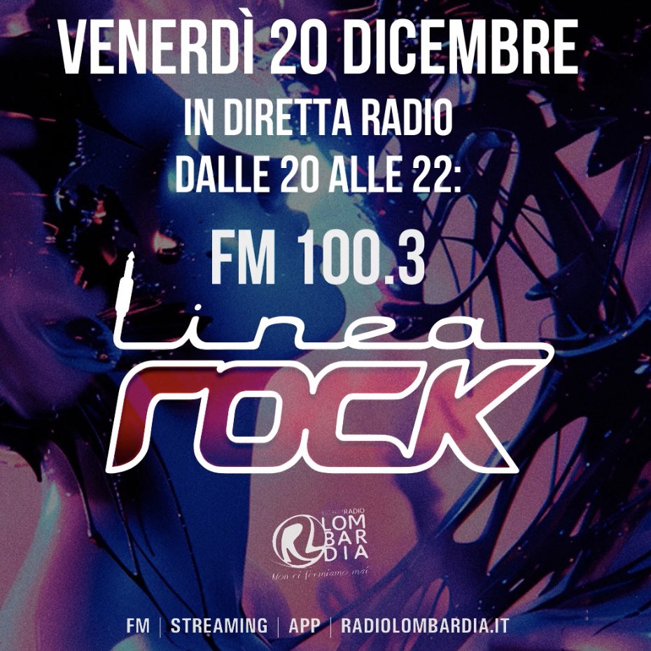 Deep as Ocean (@deepasocean2) on Twitter photo Stasera, in diretta radio dalle ore 20:00, ospiti speciali nel programma ‘Linea Rock’ su Radio Lombardia, FM 100.3. Non perdere l’appuntamento! #RadioLombardia <a href="/linearock/">Linea Rock</a> <a href="/radiolombardia/">RadioLombardia</a> Stasera, in diretta radio dalle ore 20:00, ospiti speciali nel programma ‘Linea Rock’ su Radio Lombardia, FM 100.3. Non perdere l’appuntamento! #RadioLombardia <a href="/linearock/">Linea Rock</a> <a href="/radiolombardia/">RadioLombardia</a>