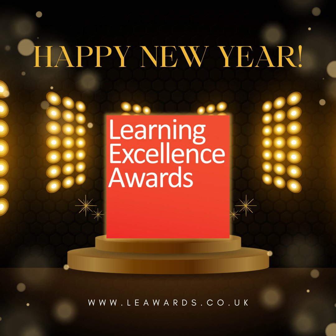 Happy New Year from the Learning Excellence Awards! #happynewyear