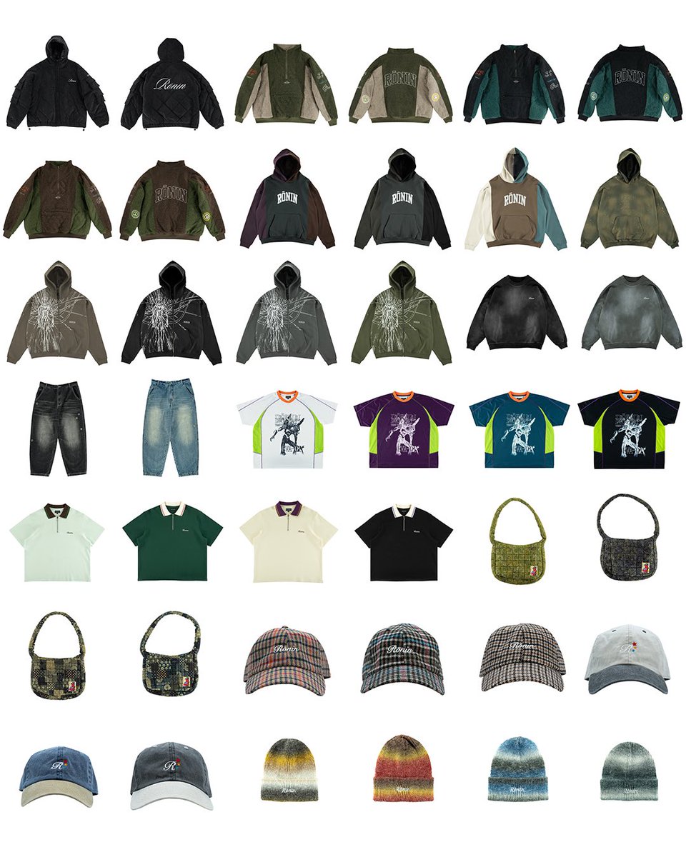 ronindivision's tweet photo. FW’24 now available on our webstore https://t.co/97jsdl0qk3 https://t.co/xrrT1VceQJ