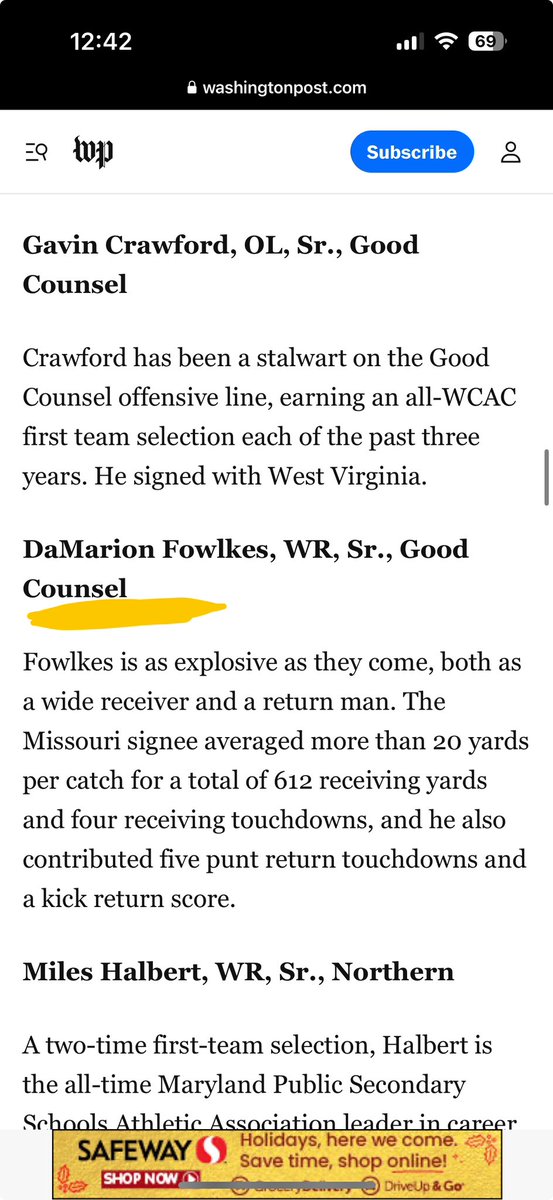 DaMarion Fowlkes (@damarionfowlke1) on Twitter photo Bless to be named first team All-Met! <a href="/MizzouFootball/">Mizzou Football</a> <a href="/NastyWideOuts/">Coach Jacob Peeler</a> <a href="/Primetime_IX/">Coach Key</a> <a href="/WashPostHS/">WashPost HS Sports</a> Bless to be named first team All-Met! <a href="/MizzouFootball/">Mizzou Football</a> <a href="/NastyWideOuts/">Coach Jacob Peeler</a> <a href="/Primetime_IX/">Coach Key</a> <a href="/WashPostHS/">WashPost HS Sports</a>