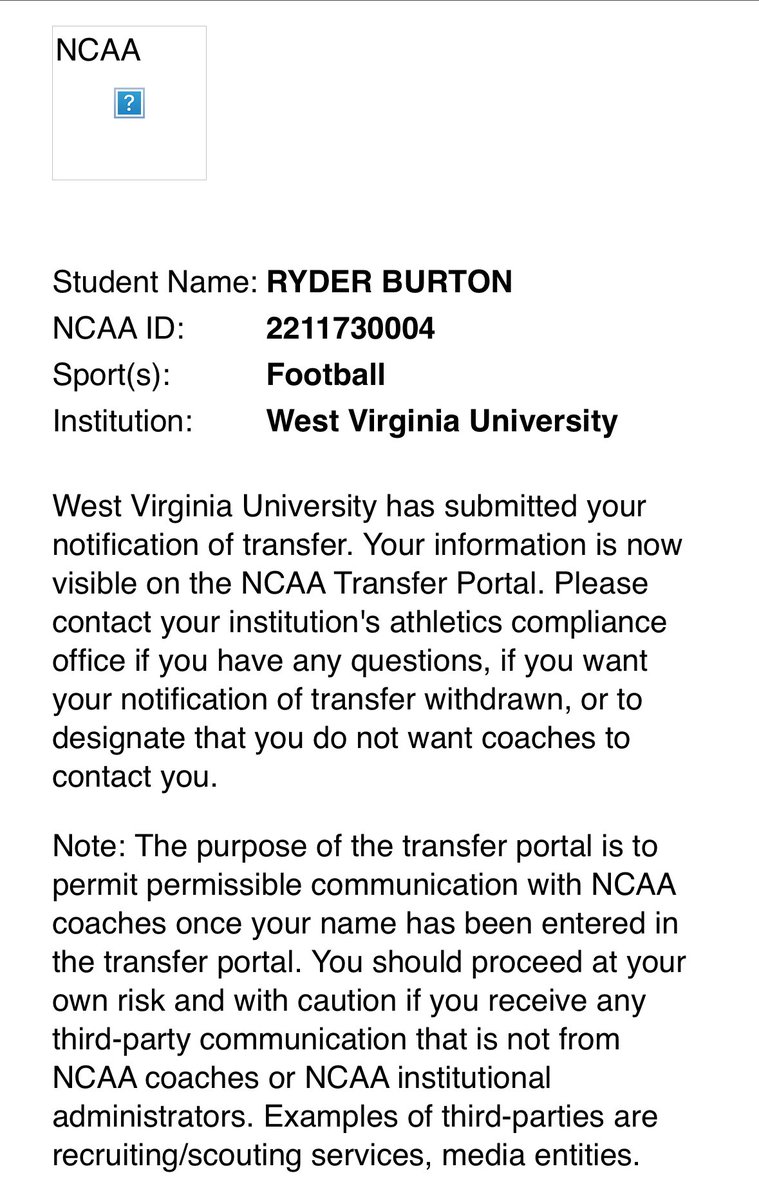 Ryder Burton (@ryderburton5) on Twitter photo Officially in the portal !! Let’s work
<a href="/BlairAngulo/">Blair Angulo</a> <a href="/RossApoWR_EZ/">Ross Apo🇹🇴</a> <a href="/BrandonHuffman/">Brandon Huffman</a> <a href="/AlphaRecruits15/">Will Snowden</a> Officially in the portal !! Let’s work
<a href="/BlairAngulo/">Blair Angulo</a> <a href="/RossApoWR_EZ/">Ross Apo🇹🇴</a> <a href="/BrandonHuffman/">Brandon Huffman</a> <a href="/AlphaRecruits15/">Will Snowden</a>