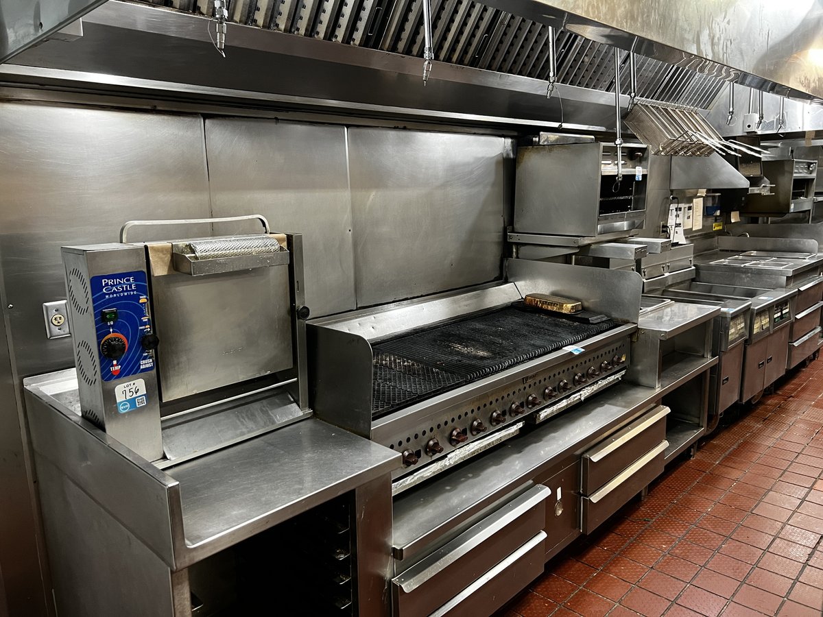 svd360's tweet photo. SERIES OF AUCTIONS: TGI Fridays No. 1 Online Auction January 6–8: An Incredibly Nostalgic Offering of (12) TGI Fridays Restaurants in the Midwest. Fully  equipped with commercial kitchen gear, bar refrigeration, cookware,  furniture, lighting, TVs, memorabilia, and more—something for everyone!

View Catalog / Register here:
https://t.co/PrYRTYh1Kx

Don’t miss your chance to own a piece of history!

#TGIF #restaurant #bar #auction #Illinois #sale #kitchen #equipment