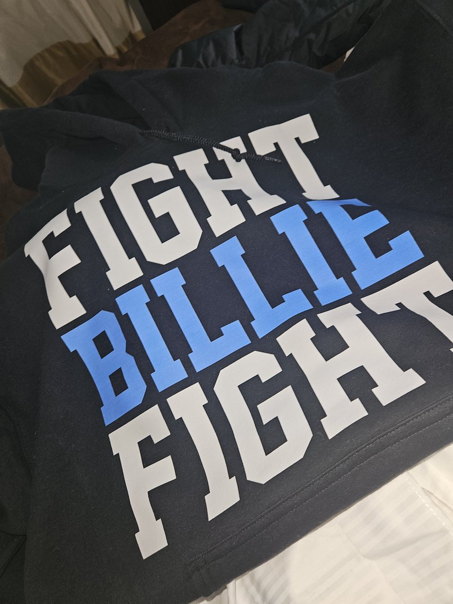 Mouse3911's tweet photo. Got a hoodie printed in a day. NY isn't half bad. @TheStruggles23 said you can get shit done in NY.
#FinalBatttle #FightBillieFight https://t.co/bLSpbadgZi