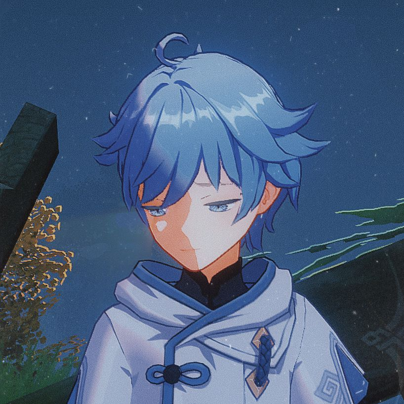 daily_xingyun's tweet photo. chongyun waiting for his skin: https://t.co/lhNZQQnqpW