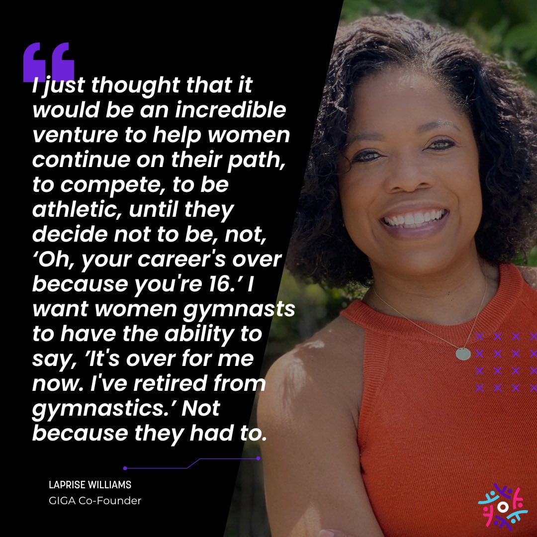 Gymnasts deserve the power to decide their own path. 💪 GIGA is creating a future where athletes can continue competing until they are ready to move on—not because someone else says it’s time.