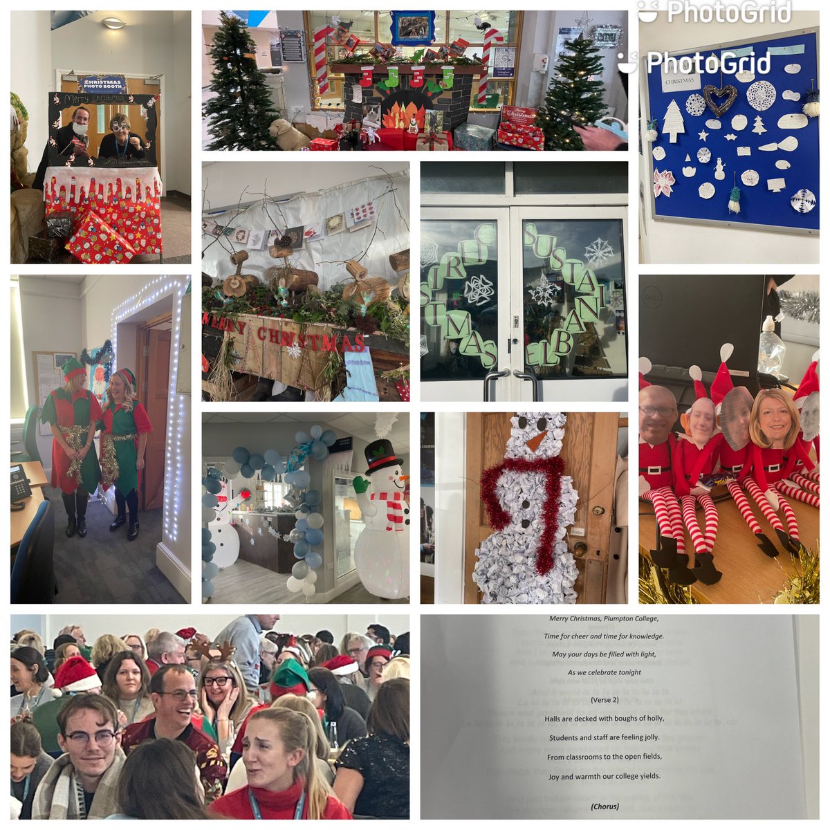 A festive end to a long and busy 1st term <a href="/PlumptonCollege/">Plumpton College</a>. We have our traditional quiz, raffle, staff awards, Christmas meal, prizes and the grand finale led by our #staff choir. Such a brilliant afternoon 🎶 🎄🎄🧑‍🎄<a href="/JeremyKerswell/">Jeremy Kerswell</a> <a href="/jonathan_searle/">Jonathan Searle</a>