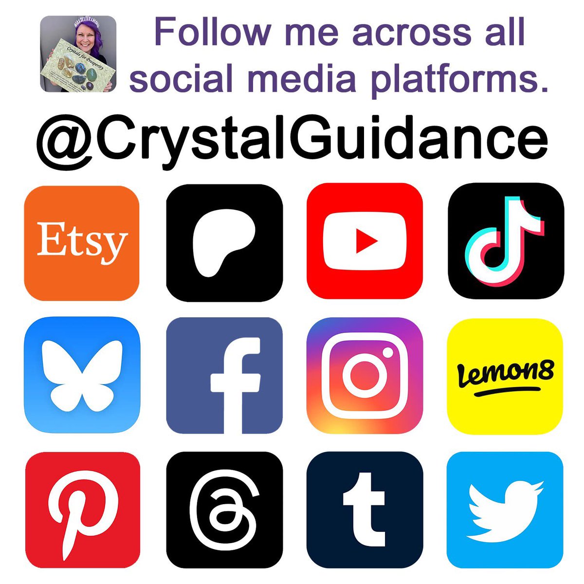 CrystalGuidance's tweet photo. I love connecting with like-minded folks! 🧙 Witchy friends. 🔮 Crystal hoarders. 🎴 Oracle/Tarot deck collectors. 🙌 Energy workers. 🐈‍⬛ Crazy cat parents.
 If you’d like for me to follow you back just let me know. 💜 https://t.co/v3f7n4iYkl