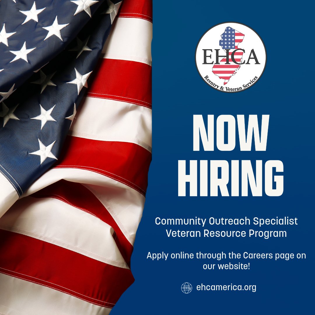 EHCA_NJ's tweet photo. We are hiring! If you are interested in applying, please visit the Careers page on our website to submit your resume. https://t.co/X3xXHcSzfb