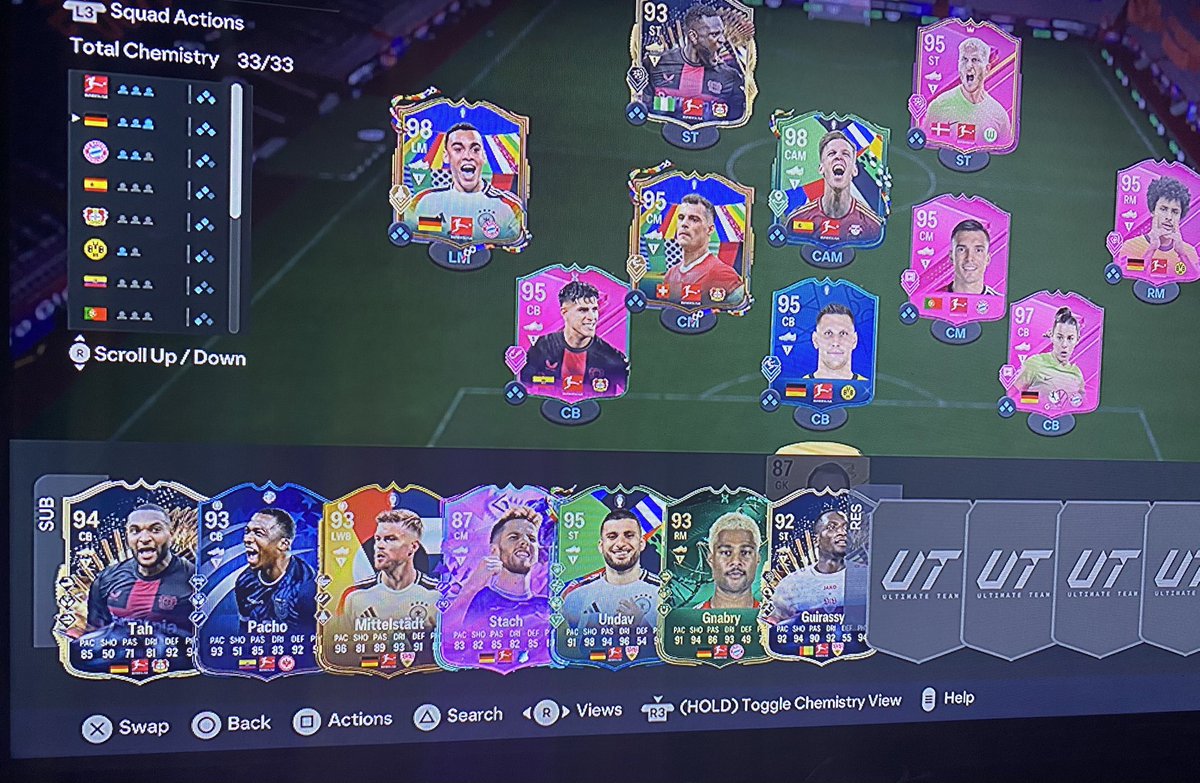 Macca0099's tweet photo. My bundesliga squad ea fc 24 (kinda) https://t.co/8rhwb4fBPS