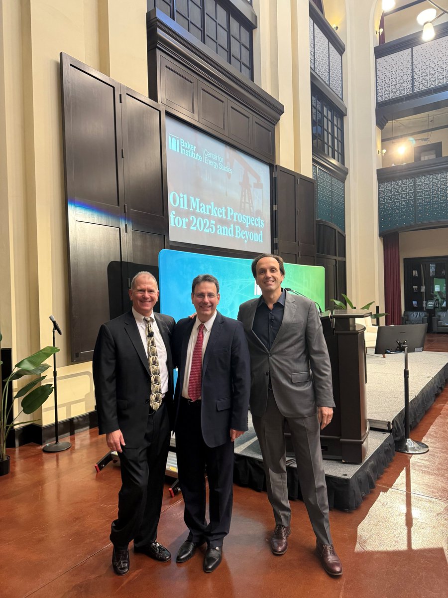 Texas Oil & Gas Association (@txoga) on Twitter photo Yesterday, TXOGA Chief Economist <a href="/RDeanForeman1/">R. Dean Foreman</a> participated in a dynamic panel discussion at Rice University's <a href="/BakerInstitute/">Baker Institute</a>. Joining him were Toril Bosoni from the <a href="/IEA/">International Energy Agency</a> and Claudio Galimberti of <a href="/RystadEnergy/">Rystad Energy</a>, with Mark Finley serving as expert moderator.
The session Yesterday, TXOGA Chief Economist <a href="/RDeanForeman1/">R. Dean Foreman</a> participated in a dynamic panel discussion at Rice University's <a href="/BakerInstitute/">Baker Institute</a>. Joining him were Toril Bosoni from the <a href="/IEA/">International Energy Agency</a> and Claudio Galimberti of <a href="/RystadEnergy/">Rystad Energy</a>, with Mark Finley serving as expert moderator.
The session