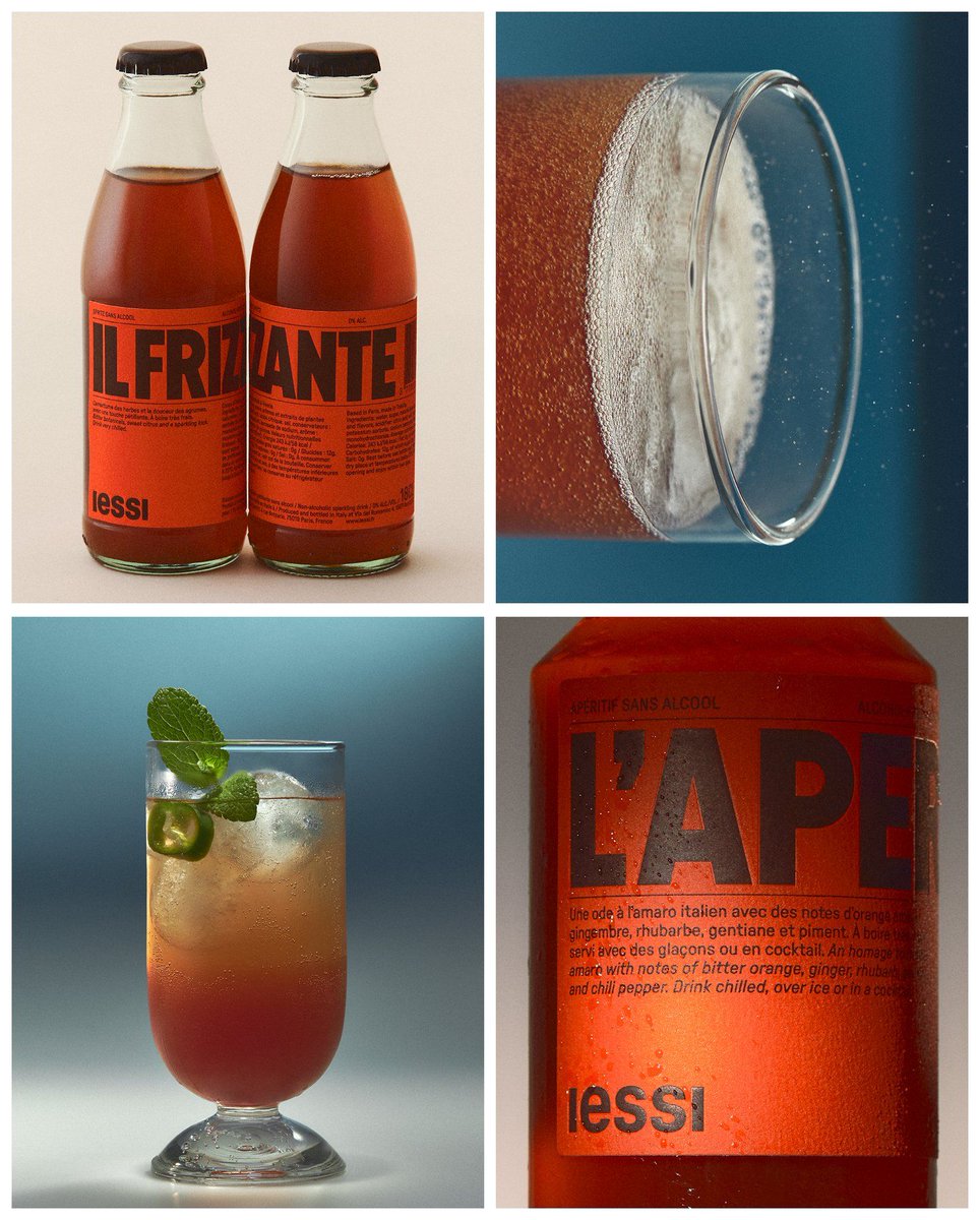 itsnicethat's tweet photo. Top 25 Graphic Design  💾 : This non-alcoholic aperitif branding takes tips from Italian traditions > https://t.co/AjsjcOTJRb https://t.co/1brpY2DWI0