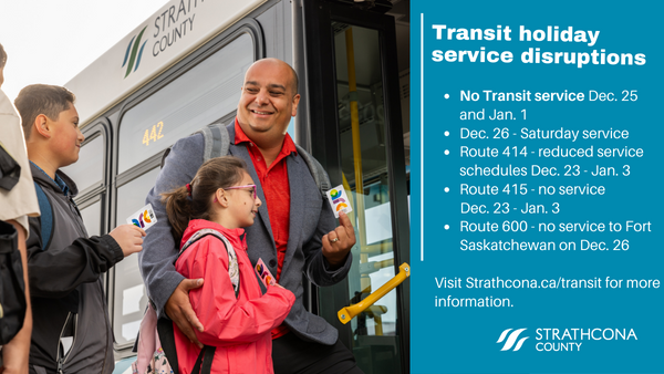 StrathcoCounty's tweet photo. #SCTransit - due to demand, some route have had service reductions over the holidays between Dec 22 - Jan 4. visit https://t.co/Pw2rMuDTr3 for more info #Shpk #Strathco https://t.co/SwAFis9LpT
